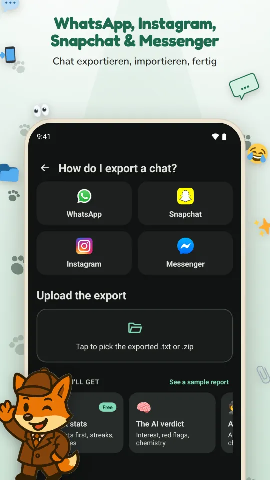 WhatsApp, Instagram, Snapchat und Messenger: Chat exportieren, importieren, fertig